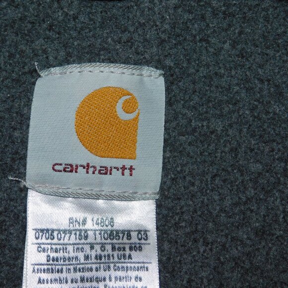 Carhartt Kids Brown Hooded Insulated Jacket Coat Boys Size 6/7 - Picture 6 of 8